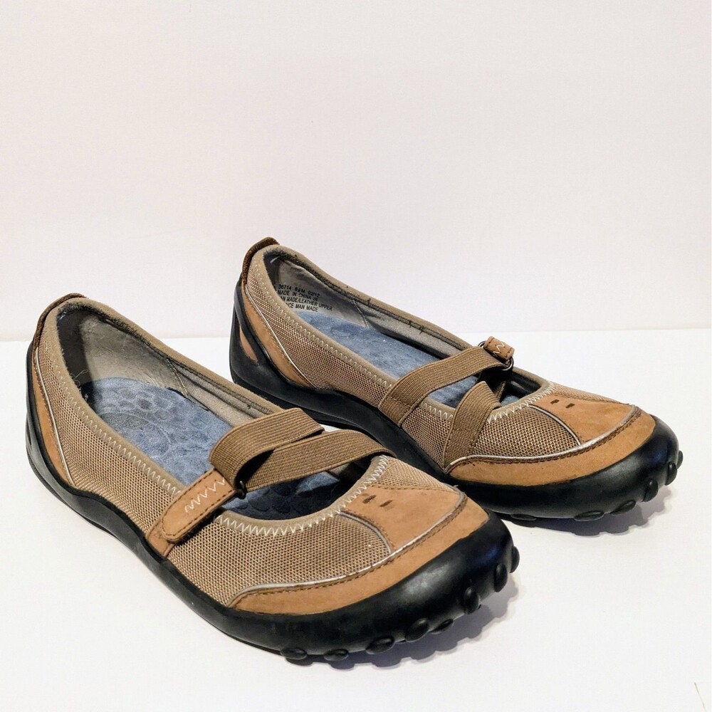 Privo by Clarks Brown Mary Jane Flats Womens size 6.5 slip-on Shoe Gorpcore